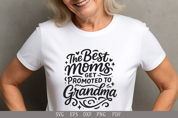 Heartwarming Grandma Quote Mothers Day Shirt Design SVG PNG