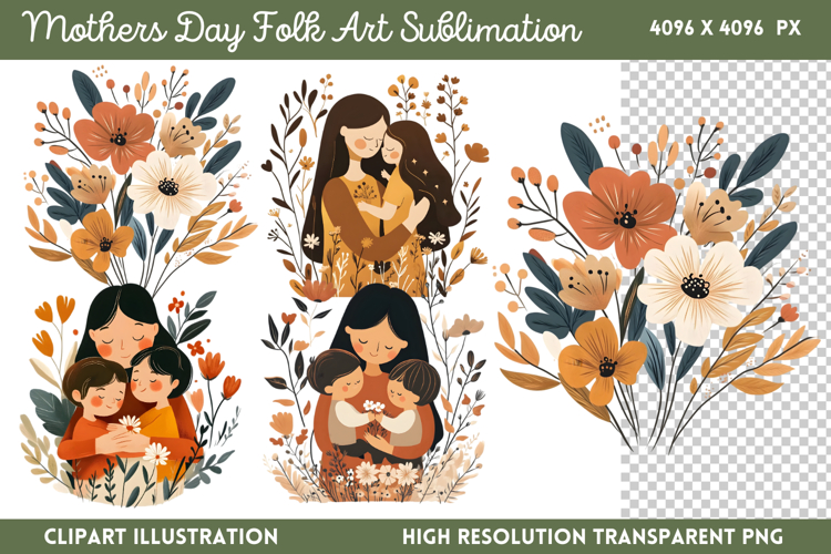 Mother's Day Sublimation Designs Image 20