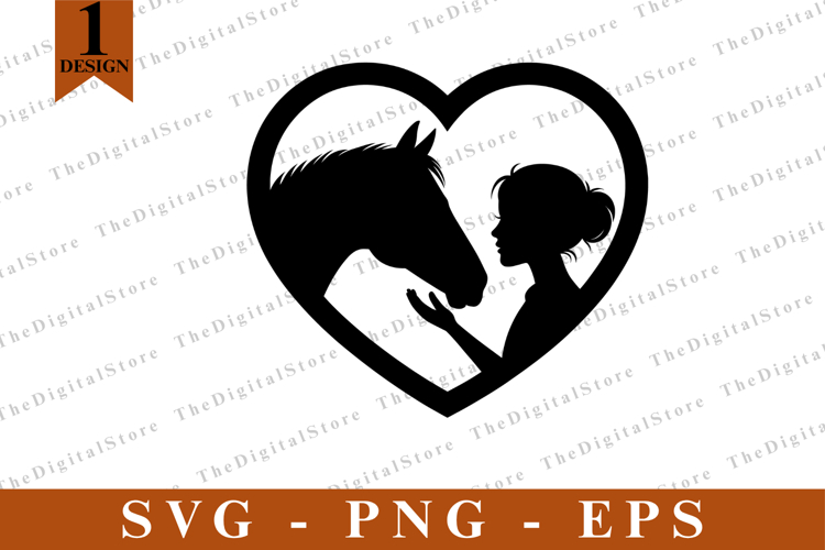 Horse Heart Svg Image 24