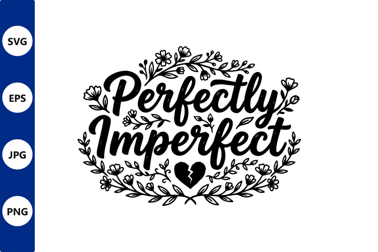 vector design with imperfect lettering