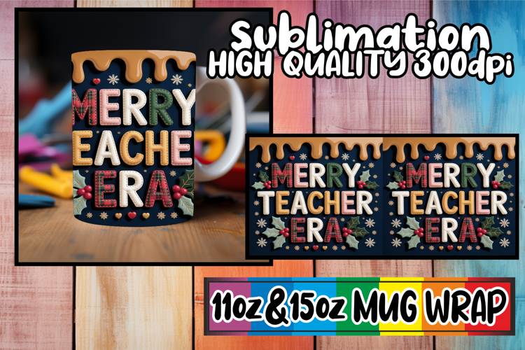 Inspiring moments sublimation print wrap, Teacher