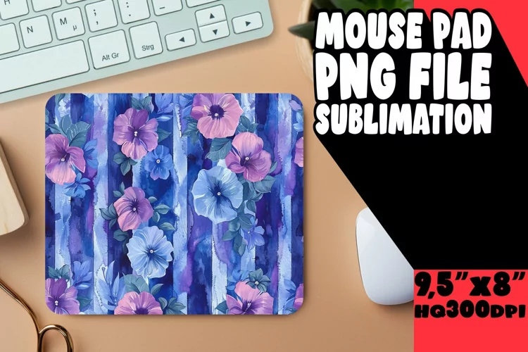 Fashionable Blossom Desk Pad - Elegant Accessory