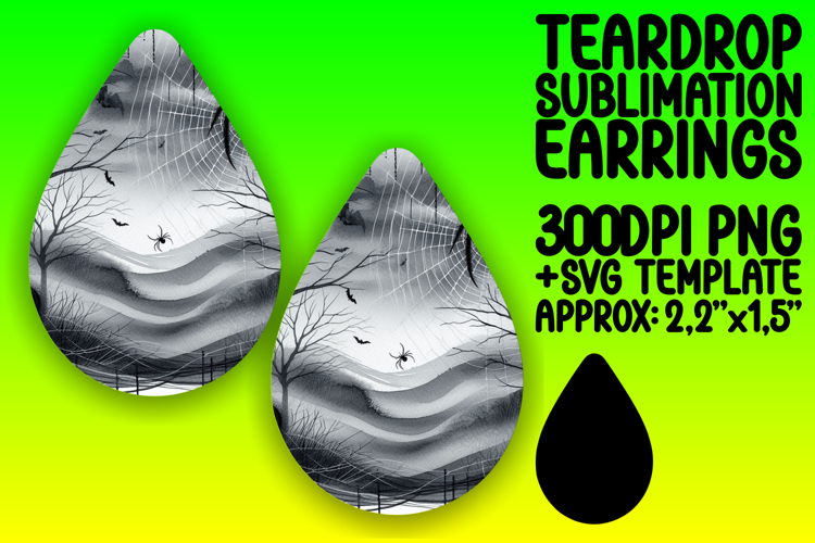 Lovely Teardrop Design for DIY Projects , Halloween