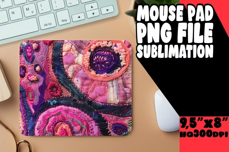 Colorful 3D Embroidered Sublimation