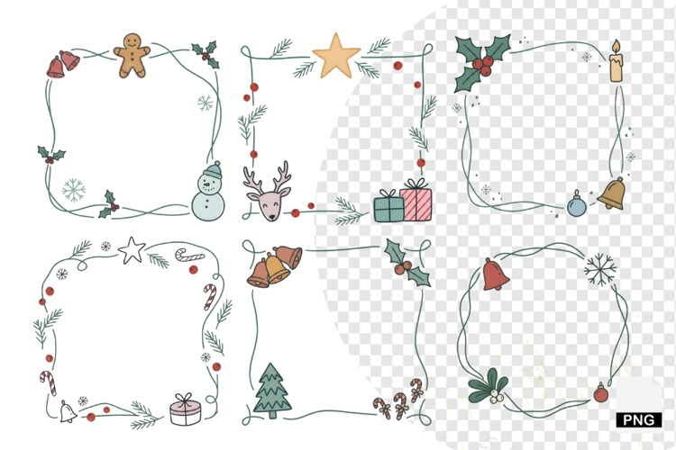 Christmas Frames Clipart