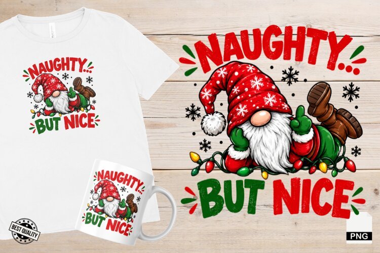 Cute Christmas Gnomes PNG example image 1