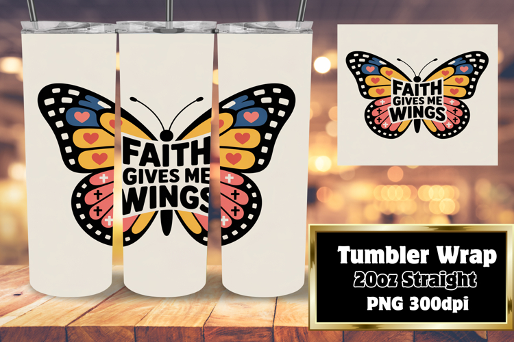 Customizable 20oz Tumbler File , Religious