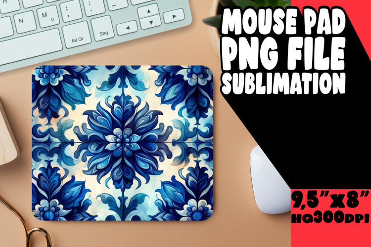 SWEET MOUSE PAD SUBLIMATION STYLE, Watercolor Patter