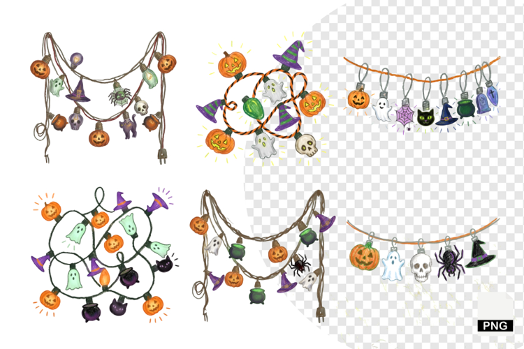 Halloween Lights PNG Clipart