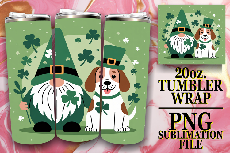 BREATHTAKING SUNSETS 20oz TUMBLER WRAP, St Patricks