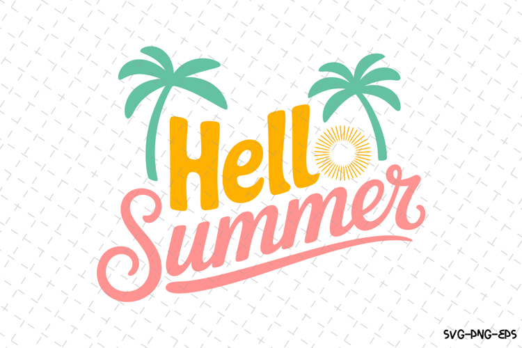 Hello Summer Svg Image 13