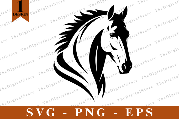 Horse SVG, Horse vector, Horse Silhouette, Cut files
