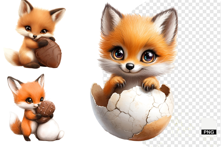 Autumn Fox Clipart