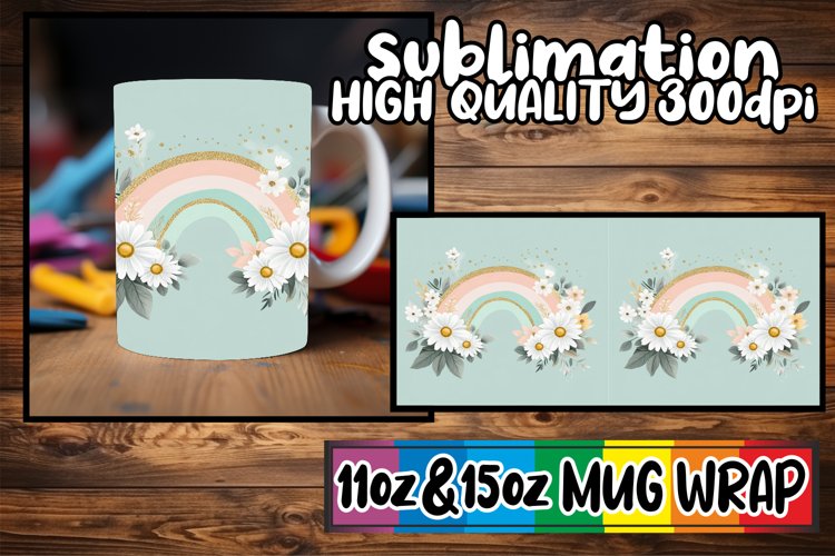 Nostalgic days sublimation print wrap, Flower