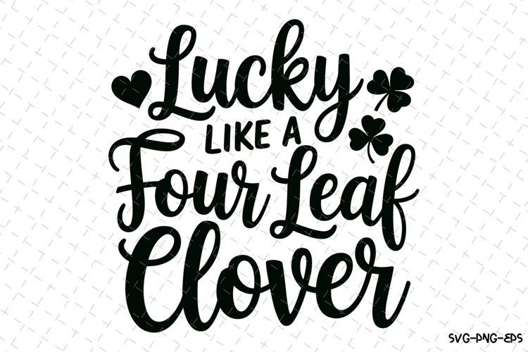 Four Leaf Clover Svg Image 3