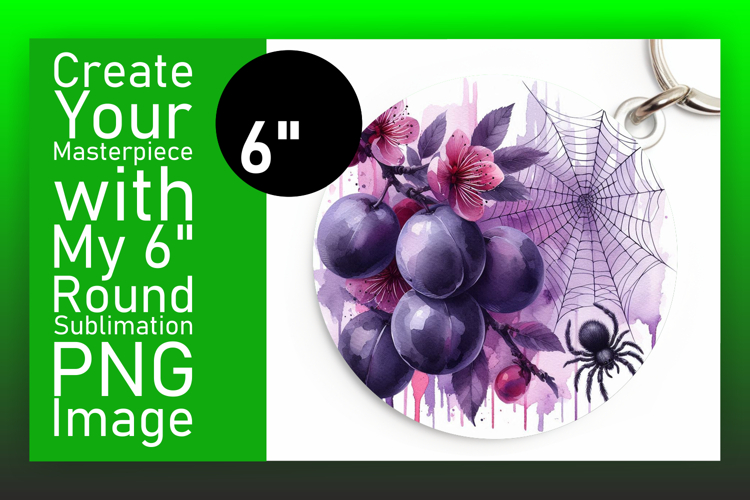 Creative Keychain Round PNG Artwork , Halloween