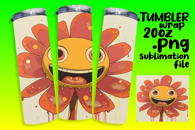 Summer Petal Parade: 20oz Tumbler Art