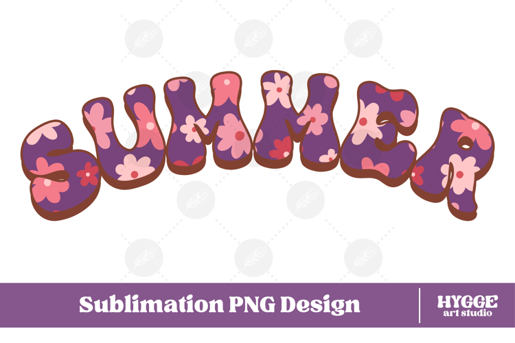 Floral Summer Png Retro Flowers Sublimation Daisy Daisies