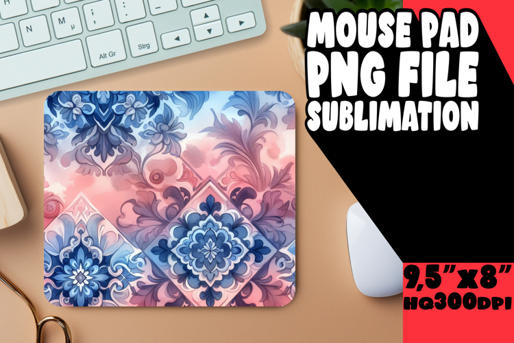 BRIGHT MOUSE MAT ARTISTIC IDEAS, Watercolor Patter