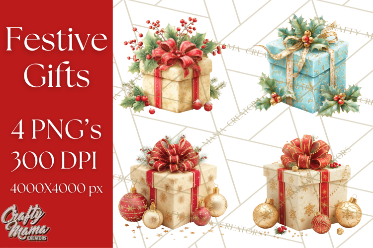 Christmas Gifts Png Image 3