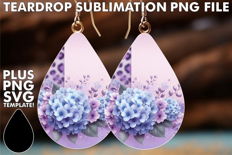 Cheerful Teardrop Earrings MAGIC, Leopard Prints