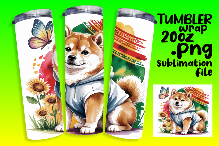 Watercolor Cute Owl Tumbler Wrap 20oz