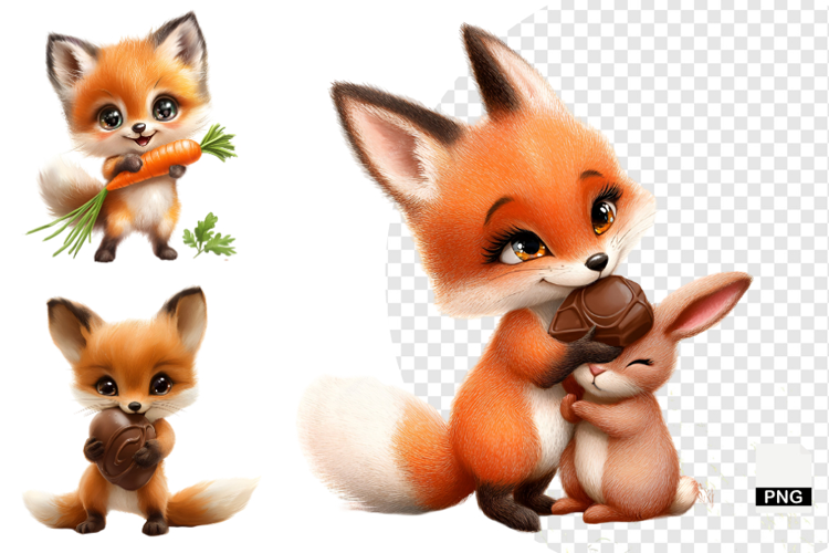 Autumn Fox Clipart