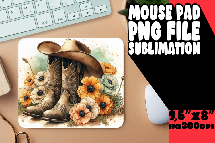 Playful MOUSE PAD Design Magic, Western