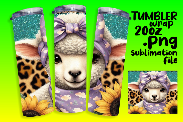 20oz Sublimation Design Download , Cute Animals