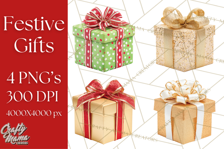 Christmas Gifts Png Image 4
