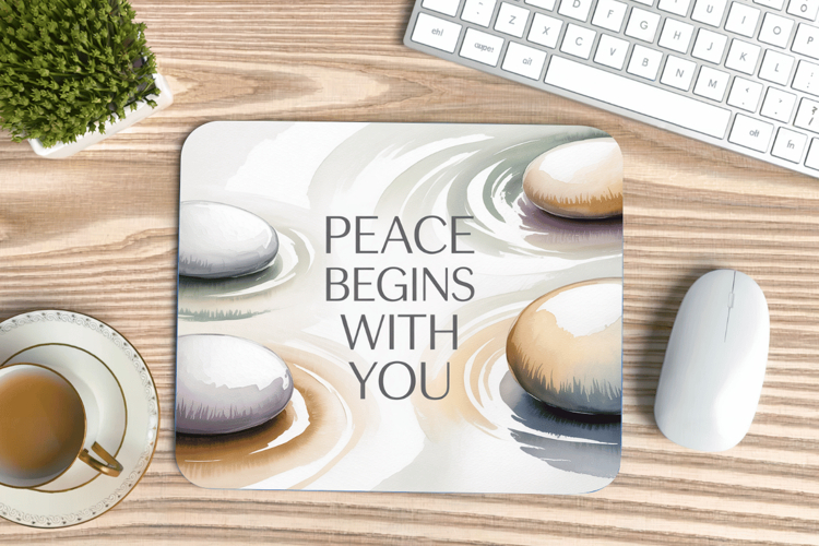 Inspirational Quotes Mouse Pad, Motivational PNG Sublimation