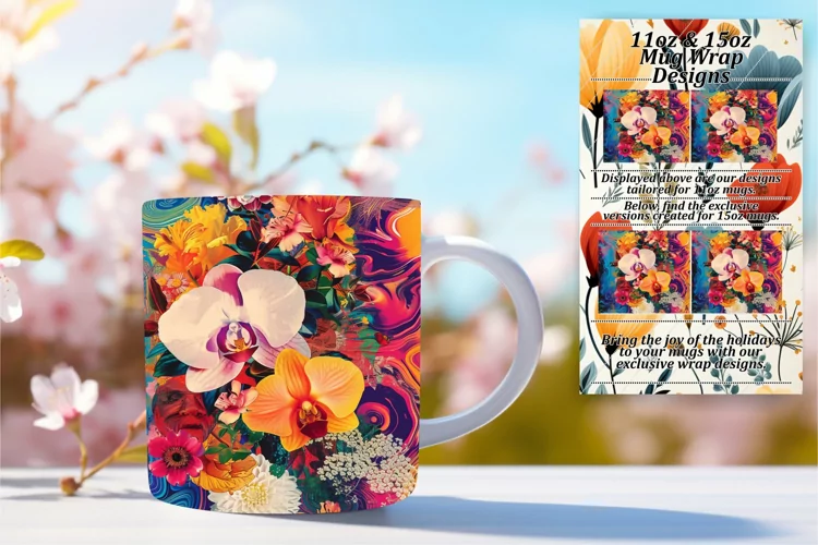 Embroidered Joy Mug Charm 15oz