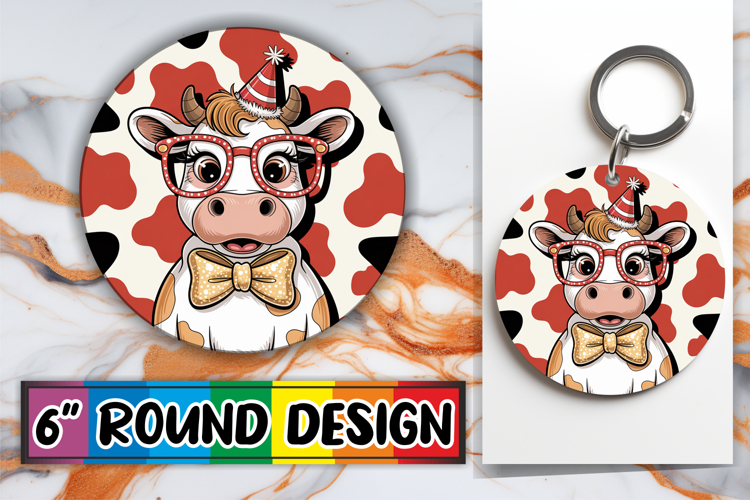 Cow Sublimation Designs Image 2
