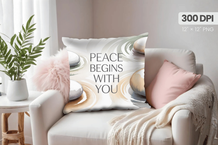 Inspirational Quotes Pillow PNG Motivational PNG Sublimation