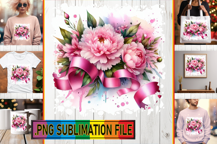 Fun Tote Bag Ideas PNG, Flowers