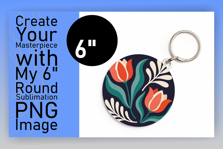 Cute Flamingo with Flowers Round Design PNG