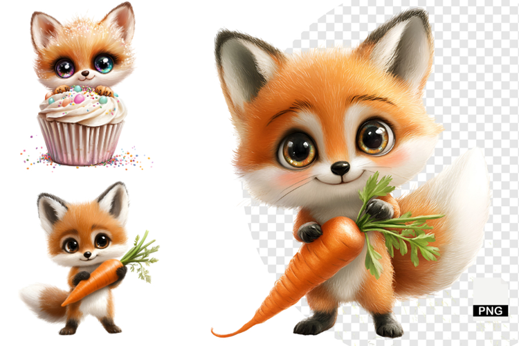 Autumn Fox Clipart