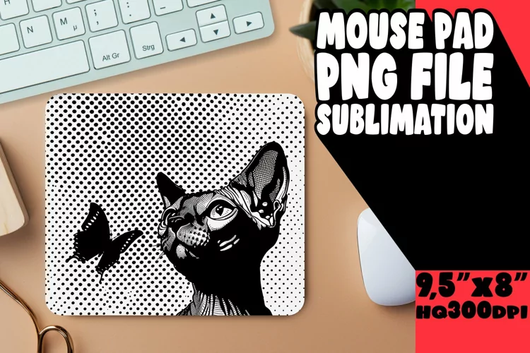 Playful Cat Sublimation Pad