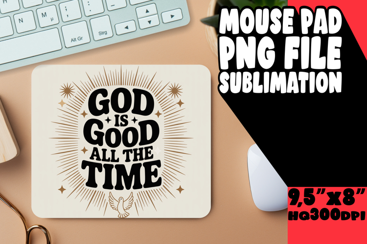 Blissful Mouse Pad Sublimation Ideas, Religious