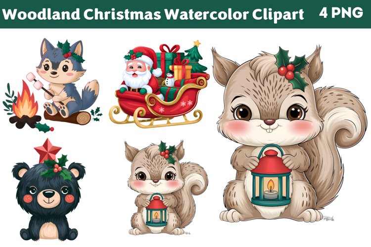 Boho Christmas Clipart Image 14