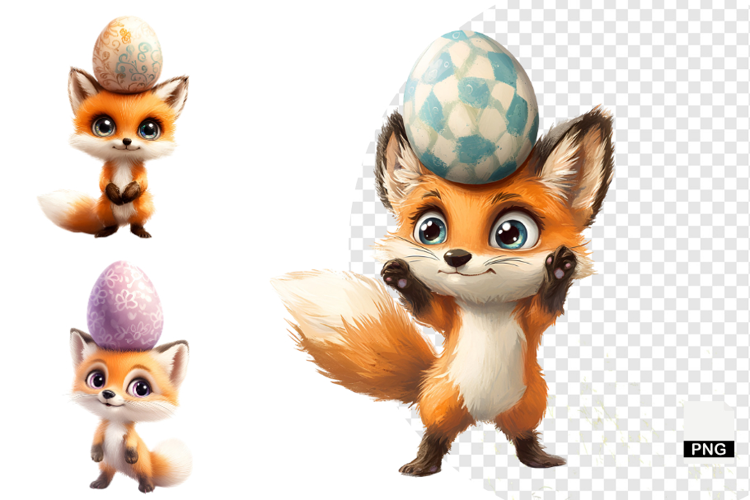 Autumn Fox Clipart