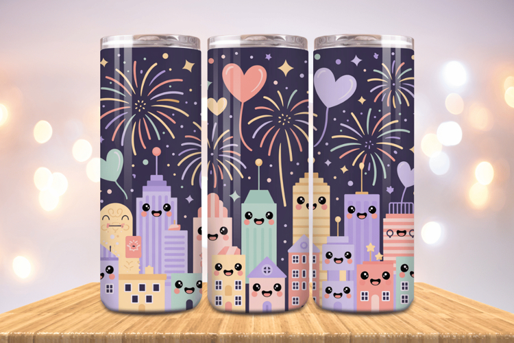 20 Oz Sublimation Tumbler Wrap Image 13