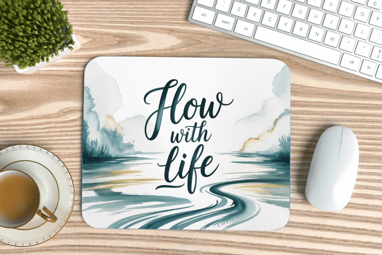Inspirational Quotes Mouse Pad, Motivational PNG Sublimation