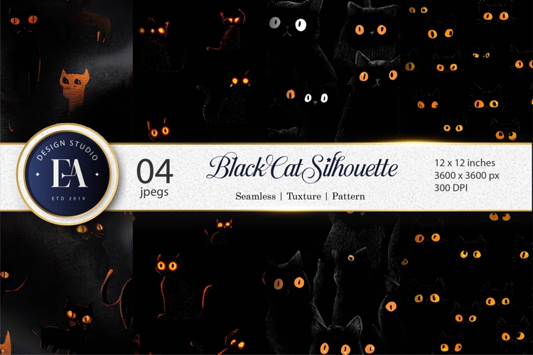 Cat Silhouettes Image 7
