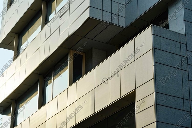 Sign Board Mockup Commercial Building Fascia Aluminium Metal