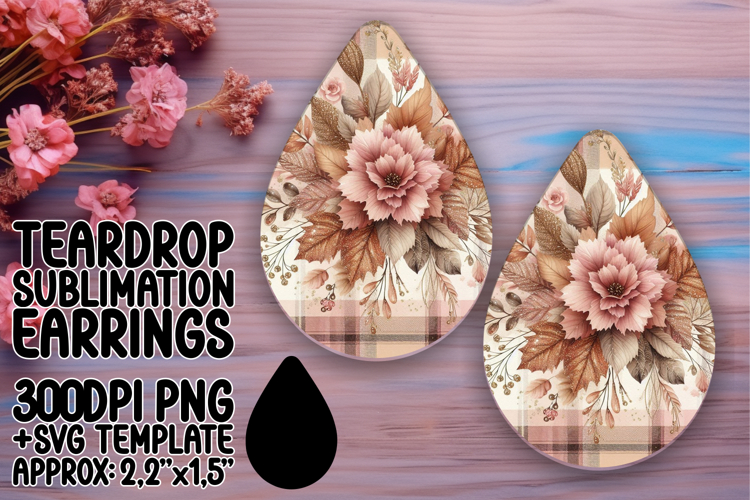 Creative Teardrop Design for DIY , Autumn Flower