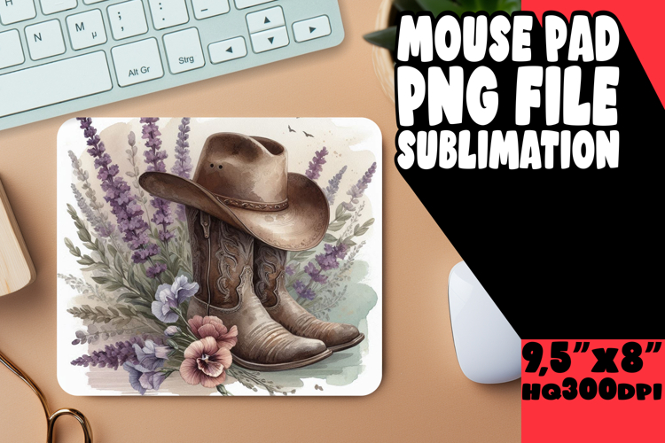Cozy MOUSE MAT Creative Sublimation, Western