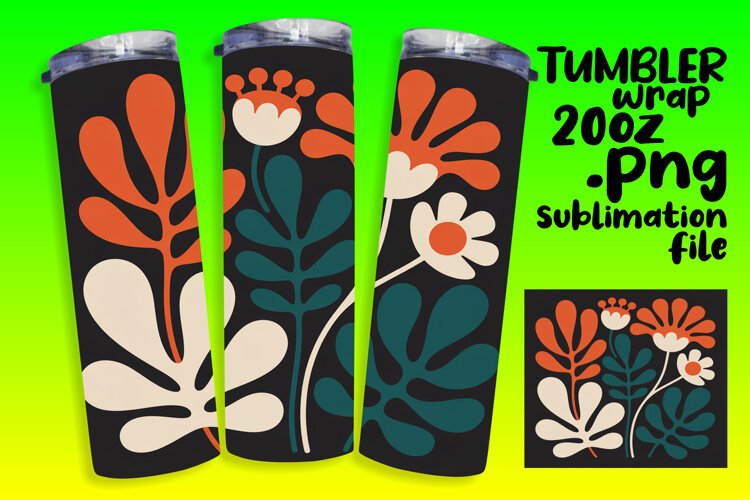 FASHIONABLE 20oz Tumbler Design , Flowers example image 1
