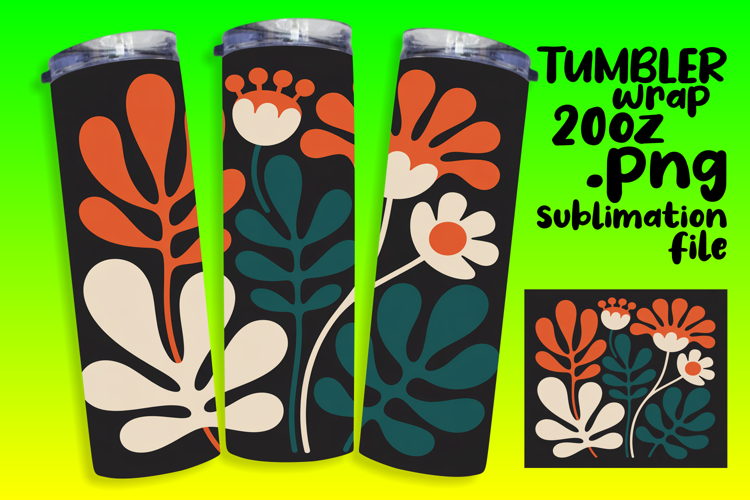FASHIONABLE 20oz Tumbler Design , Flowers