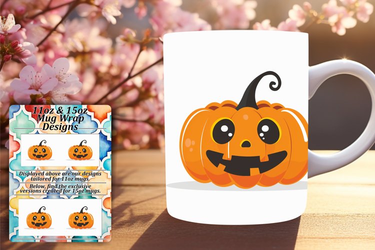 Halloween Critter Mug 11oz/15oz Wrap Sublimation PNG